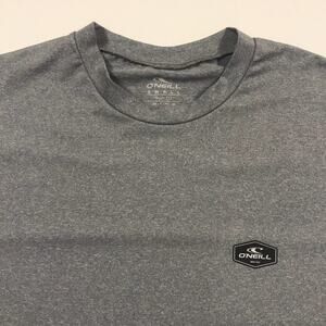 O’NEILL Mens Gray HYBRID RASHGUARD Shirt
